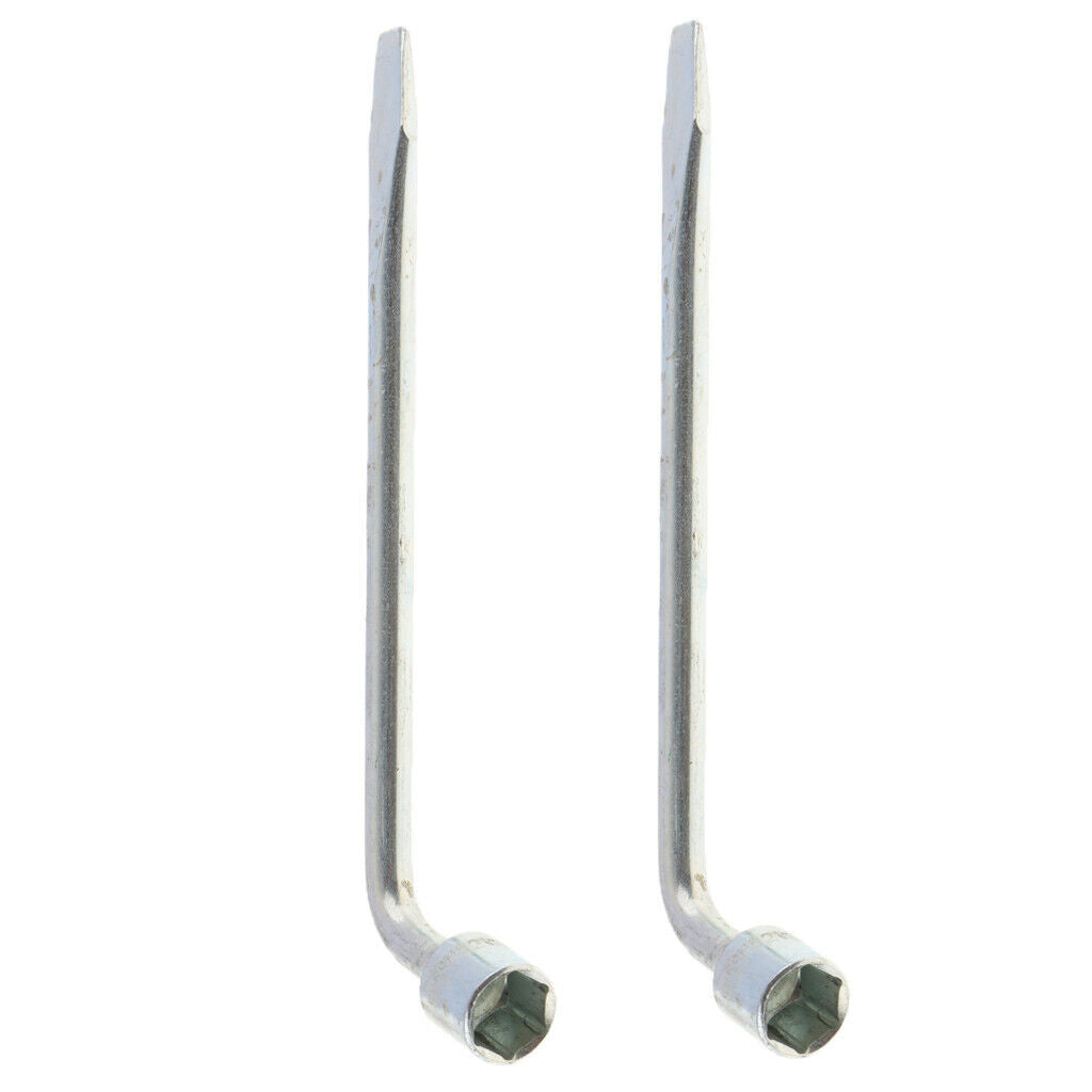 2x 21mm Wheel Lug Nut Wrench Car Truck Brace Tire Hex Key Socket Spanner