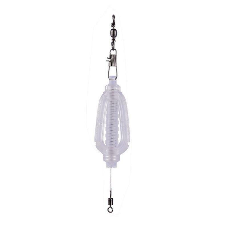 Fishing Feeder,Carp Fishing Feeder Spring Fishing Feeder Bait Cage Holder Tackle
