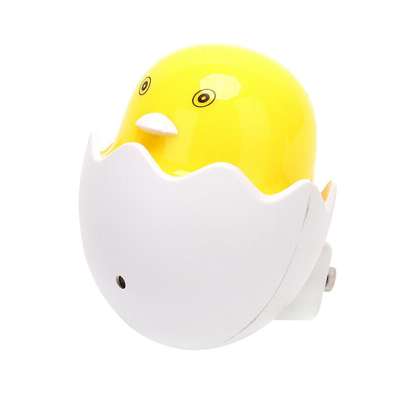 Cute Mini Night Light Yellow Duck Children's Bedroom Lamp Home Decor US P.l8