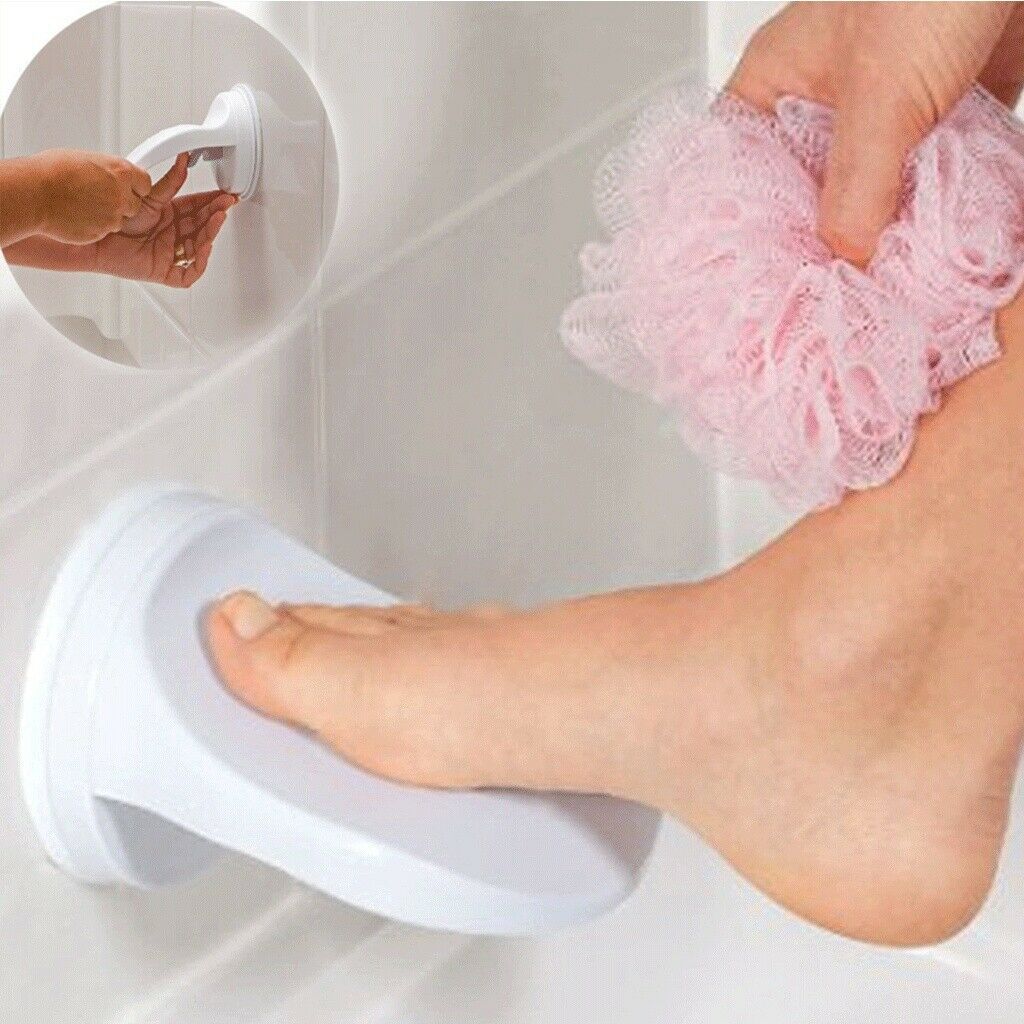 Suction Cup Grip Foot Rest Bathroom Shower Foot Step Heavy Duty Anti Slip