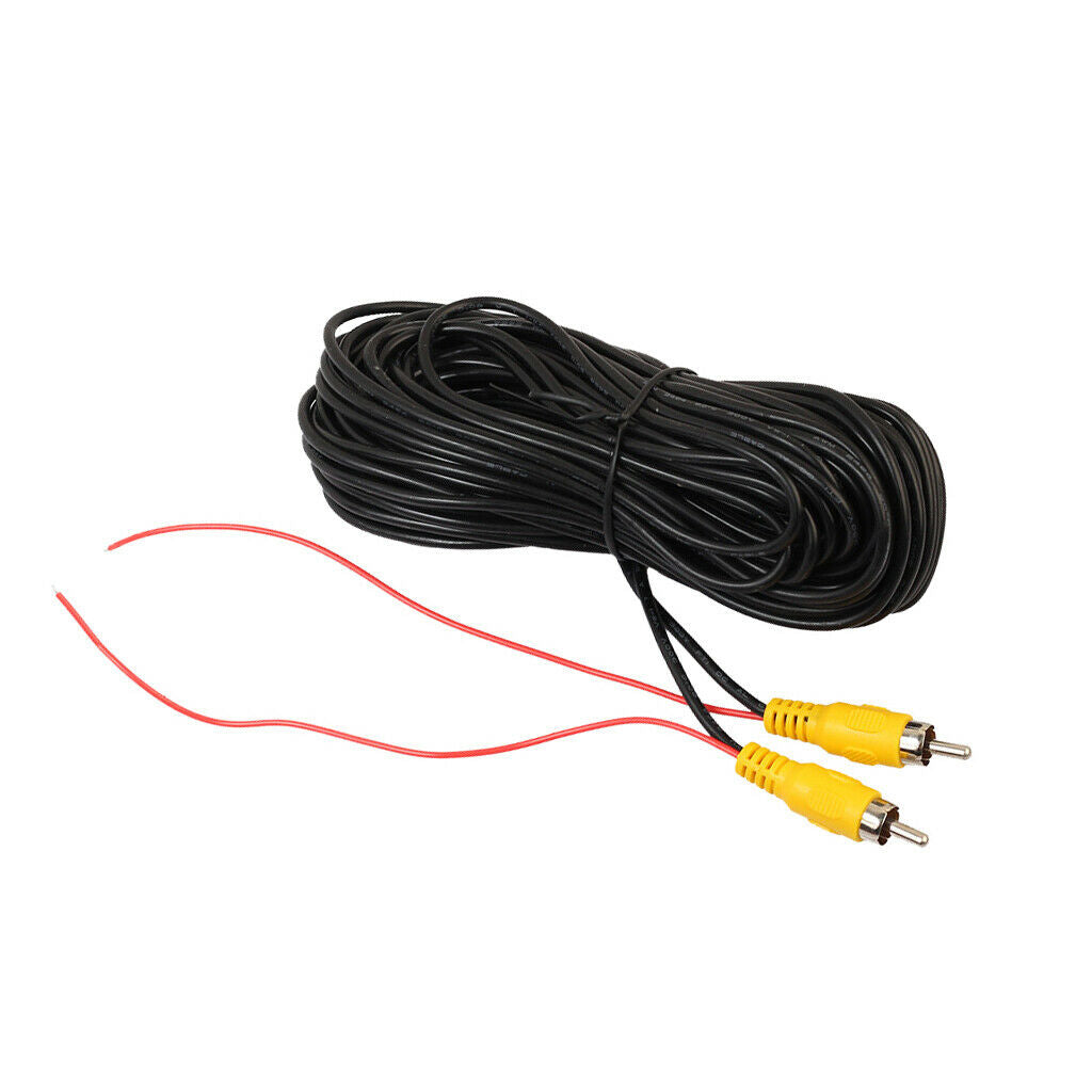 6 Pcs Male to Male RCA Video Cable for Backup Camera With Trigger Wire 20ft