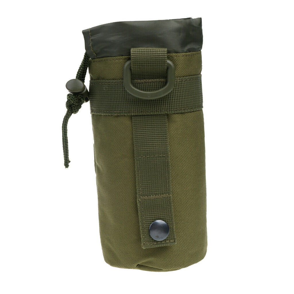 Premium Outdoor Molle Water Bottle Bag Pouch Backpack Belt Holder Green