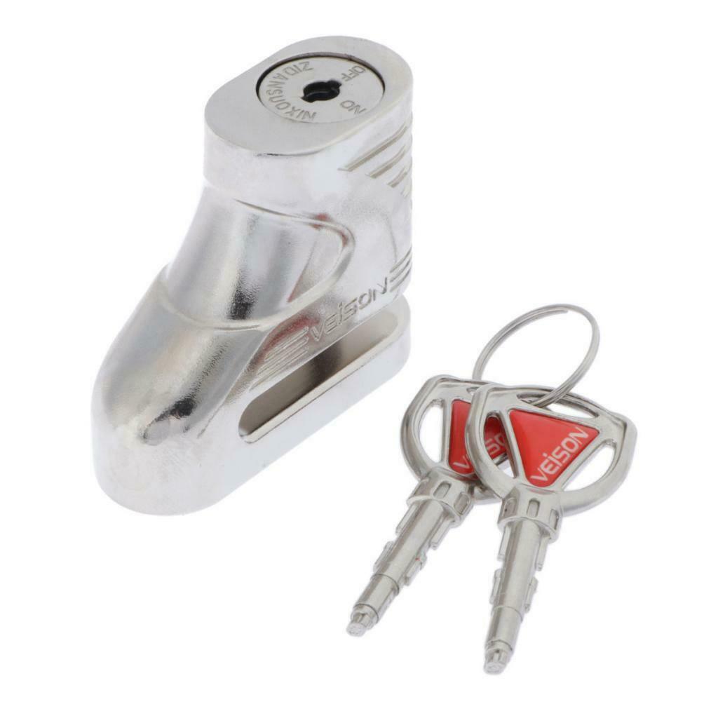New DX3 Wheel Disc Brake Lock Warning Zinc-alloy Waterproof Motorcycles ATV