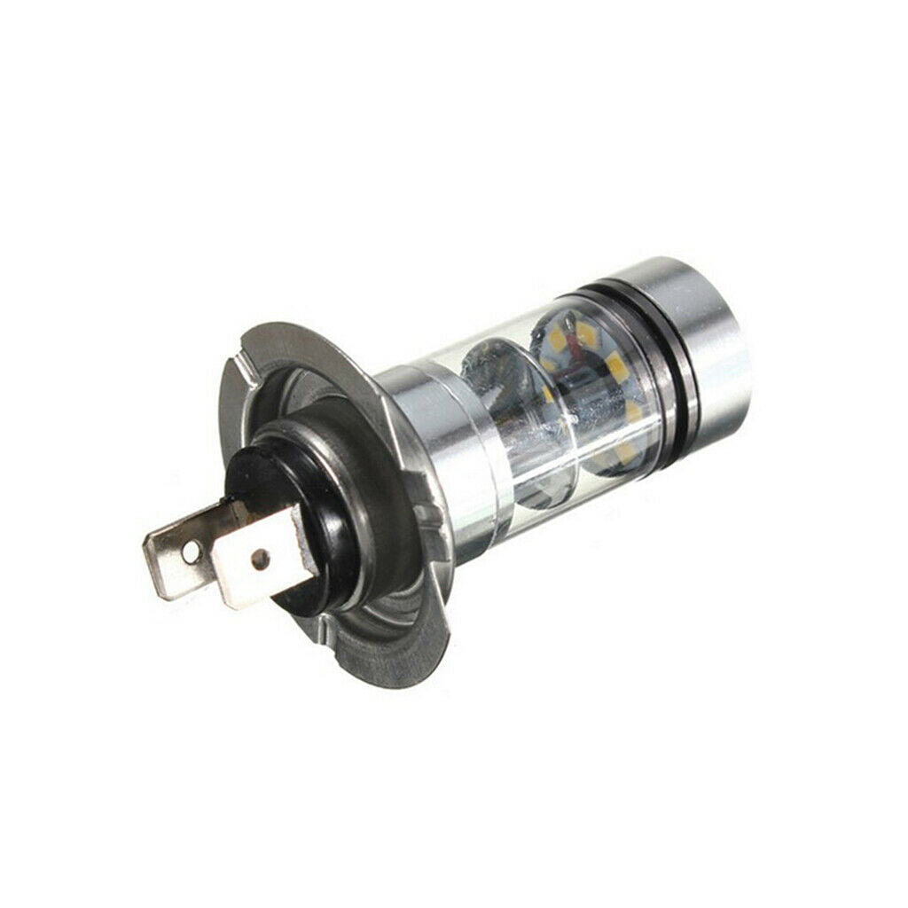 1Pcs HID White H7 6000K 100W LED Projector fog Driving DRL Head Light