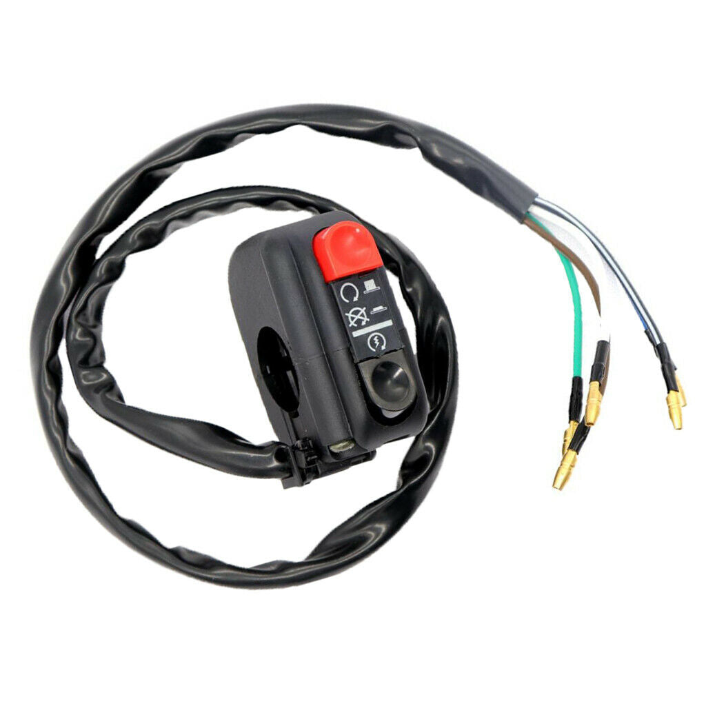 7/8" 22mm Motorcycle Handlebar Light ON OFF Starting Kill Switch Button