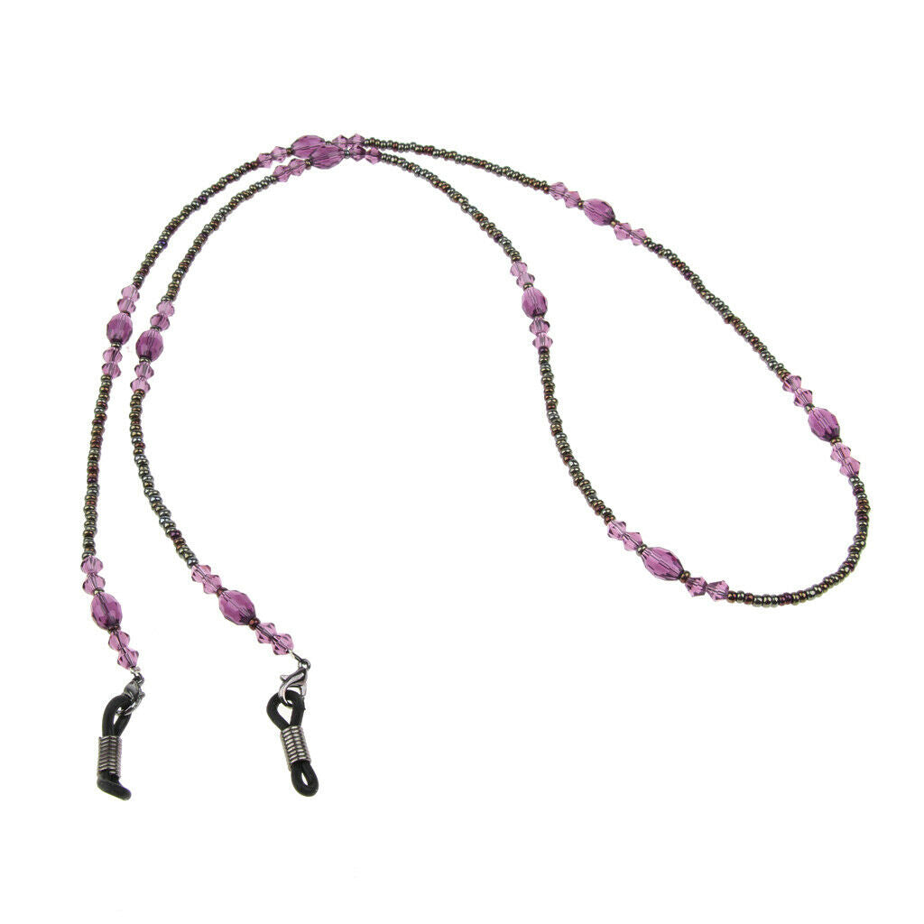 Women Beaded Eyeglasses Sunglasses Holder Retainer Cord