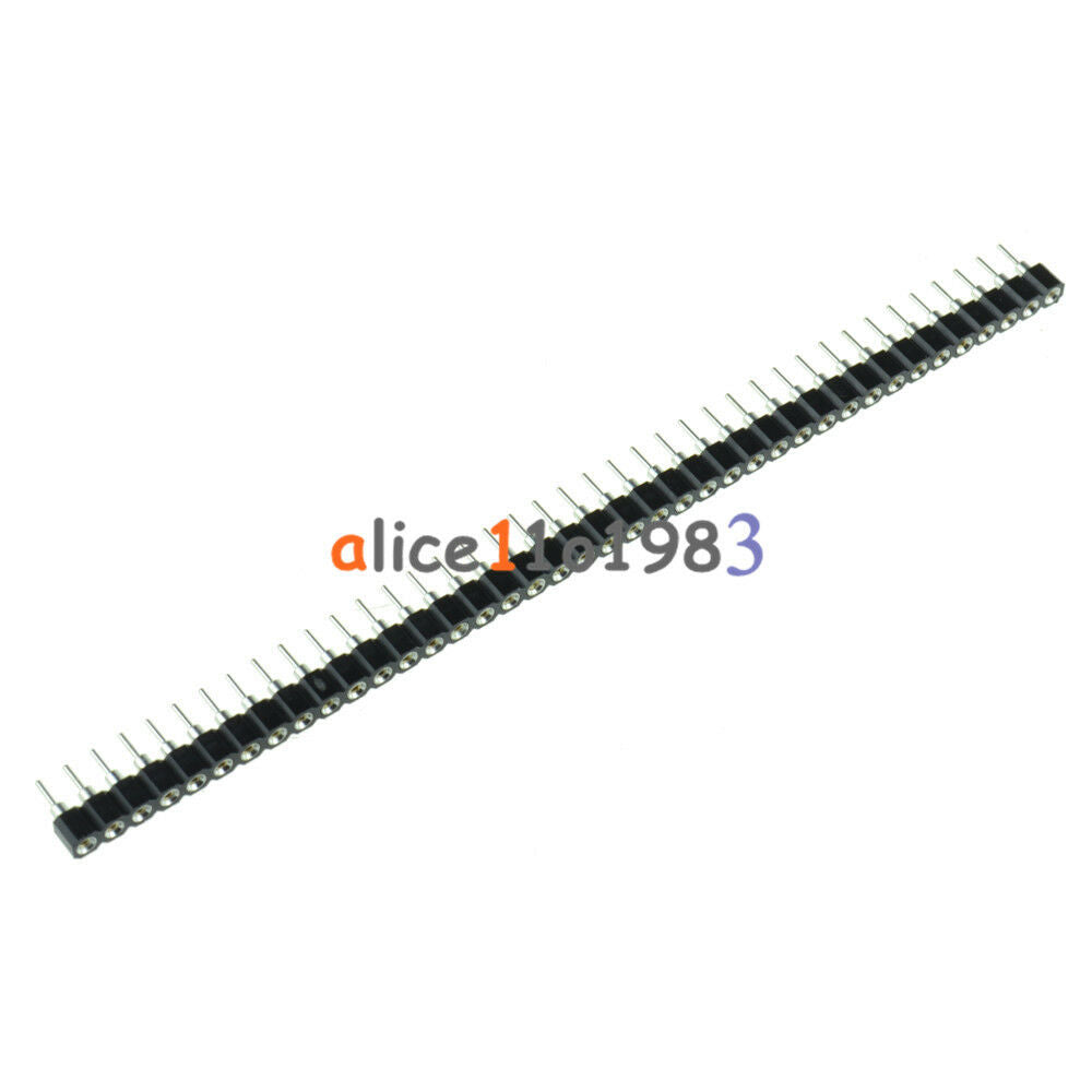 3pcs Strip  PCB Panel Female IC Breakable 40pin Single Row Round Header Socket