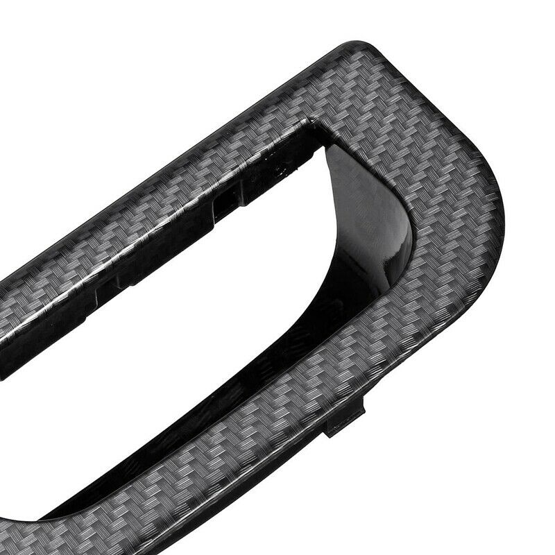 Carbon Fiber Pattern Door Window Switch Control Panel Bezel for Passat Golf taA4