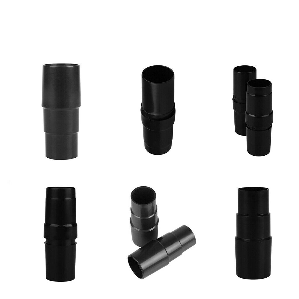 8X Vacuum Hose Adapter Converter Tool 32mm Hose Connector Accessories Black