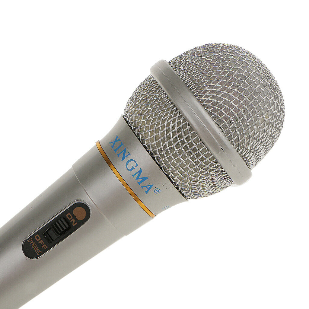1xProfessional Pure Vocal Dynamic Wired Microphone Mike with 11.5ft Cord