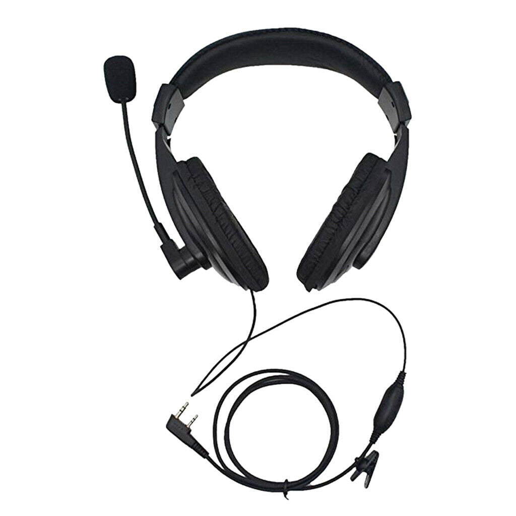 Professional Noise Cancelling Overhead Headsets Headphones for 2Pin