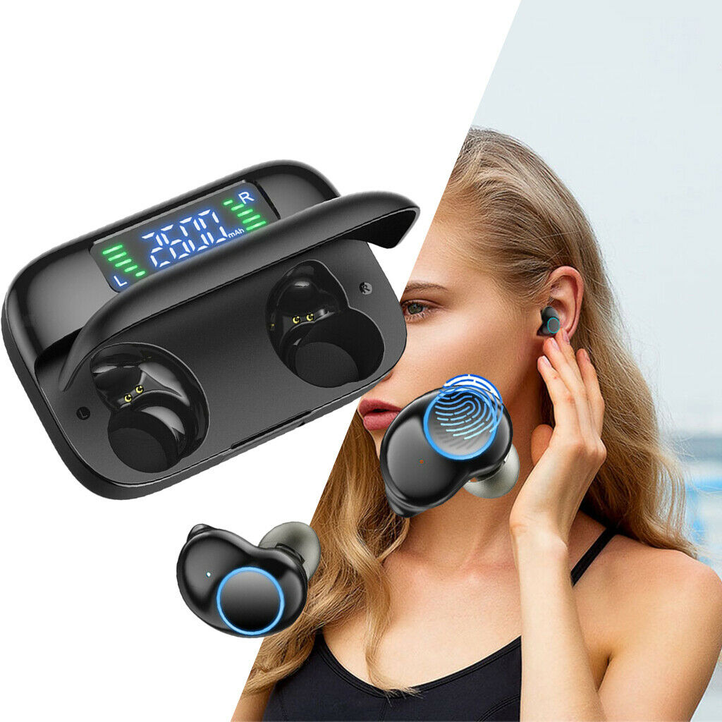 Wireless Earbuds Built in Mic Noise Cancelling Headset for Sport Workout