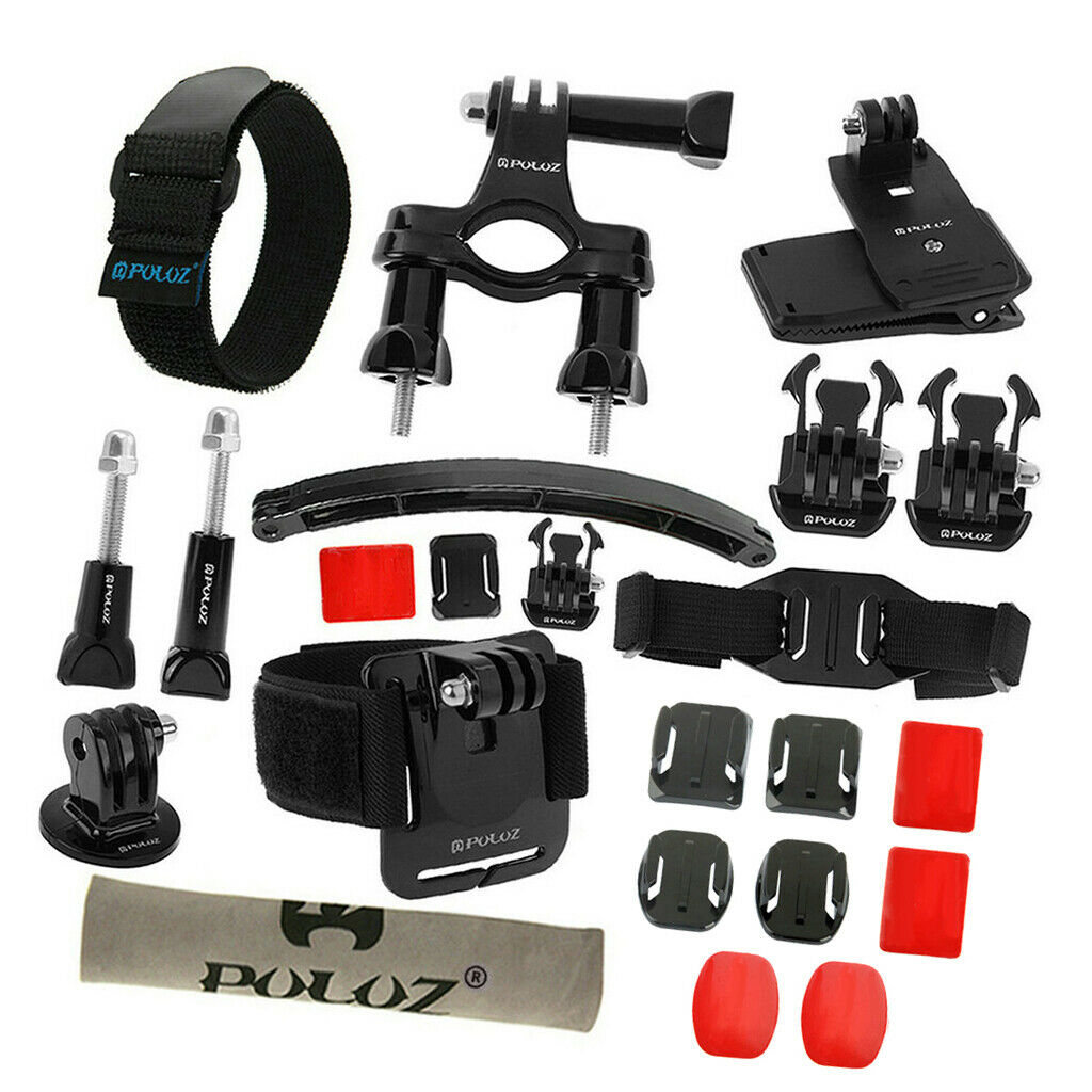 23 in 1 Camera Mounting Accessory Set Fixed to The Helmet for    5/4/3 +