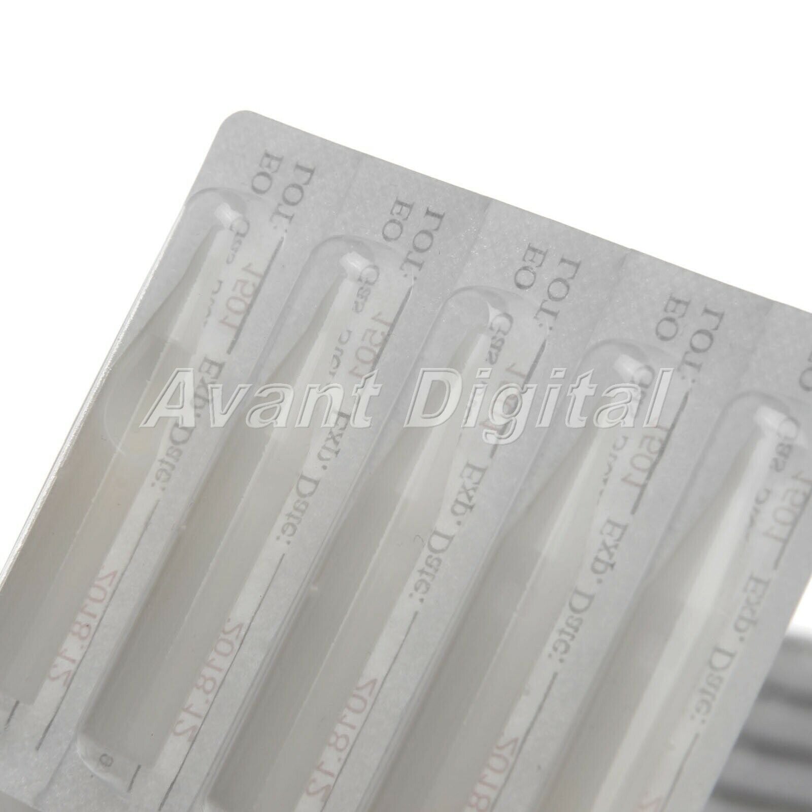 50X 9RS Round Liner Tattoo Needles+50X 9RT Plastic Tattoo Tips Permanent Makeup