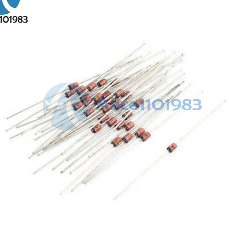 50PCS 1N4740A 1N4740 Zener Diode 10V 1W 1N4740