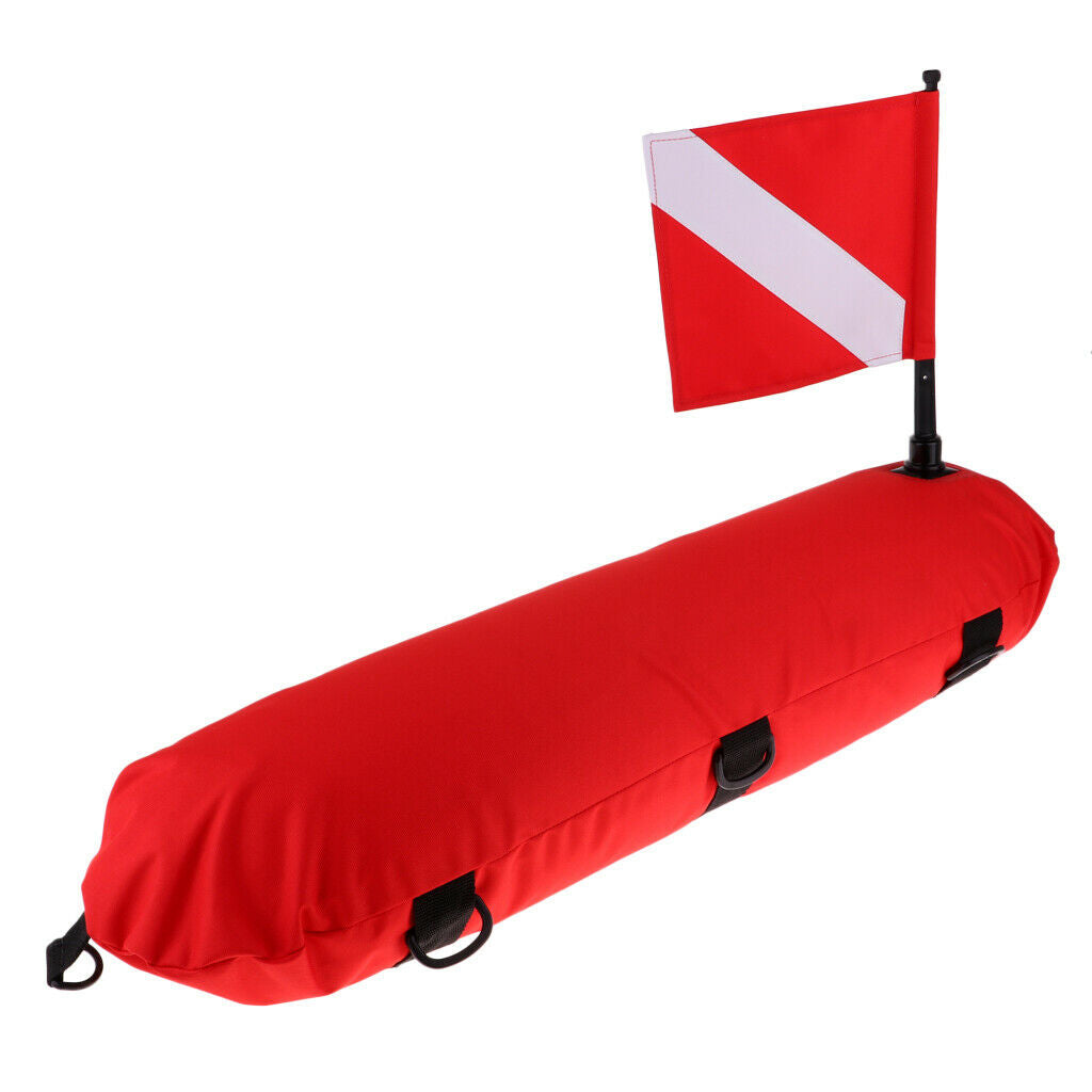 Signal Dive Float Flag Snorkeling Surface Marker Underwater Divers Equipment