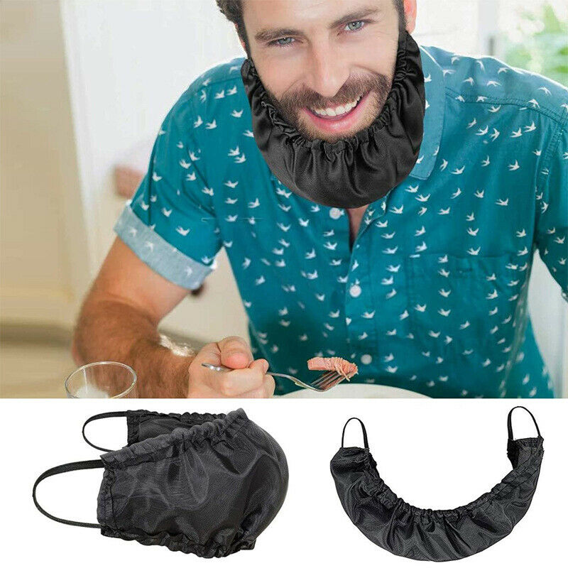 Men Beard Bandanas Beard Cover Oil Proof Antifouling Keep Beard Cleaning .l8