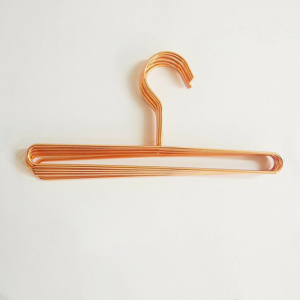 Iron Wire Clothes Hanging Closet Organizer Coat Dress Skirt Hanger,