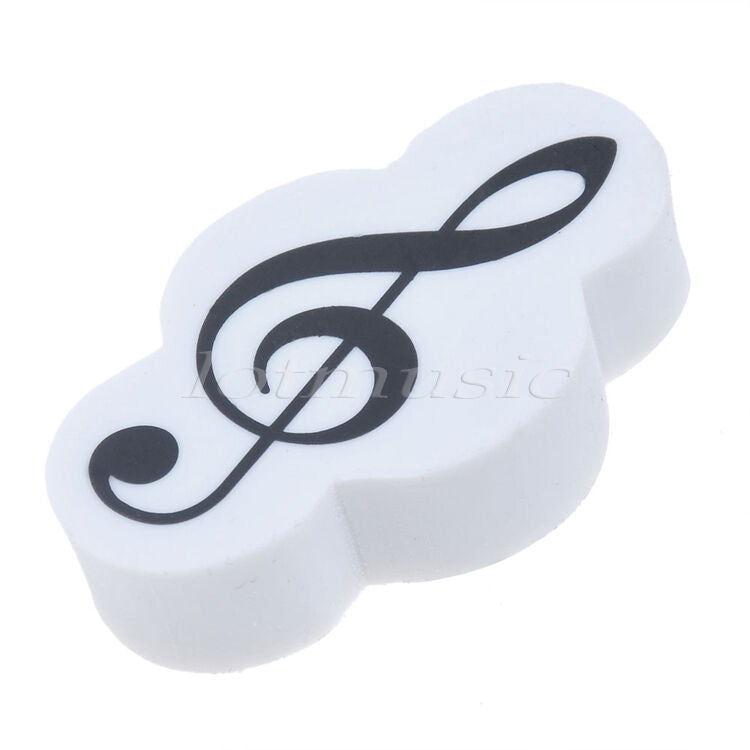 1 Pc Stationary Music Note Rubber Eraser Students Gifts Size 4*2*1cm
