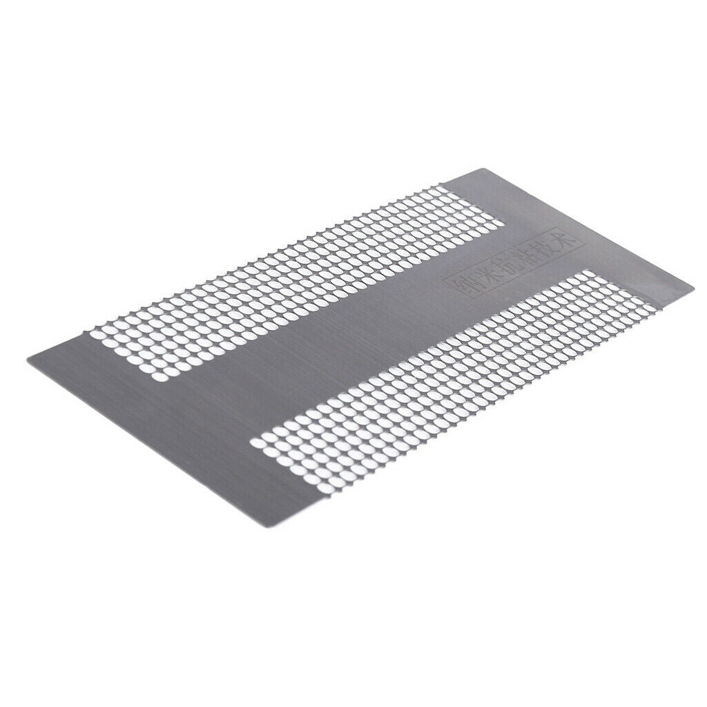 Stainless Steel Diamond Painting Dot Drill Ruler 12 Rows DIY Crafts