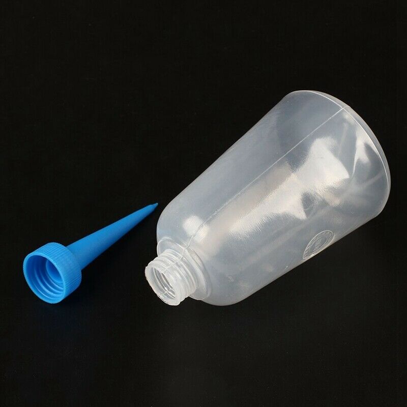 250ml Clear White Blue Plastic Liquid Glue Applicator Bottle W1F5F5