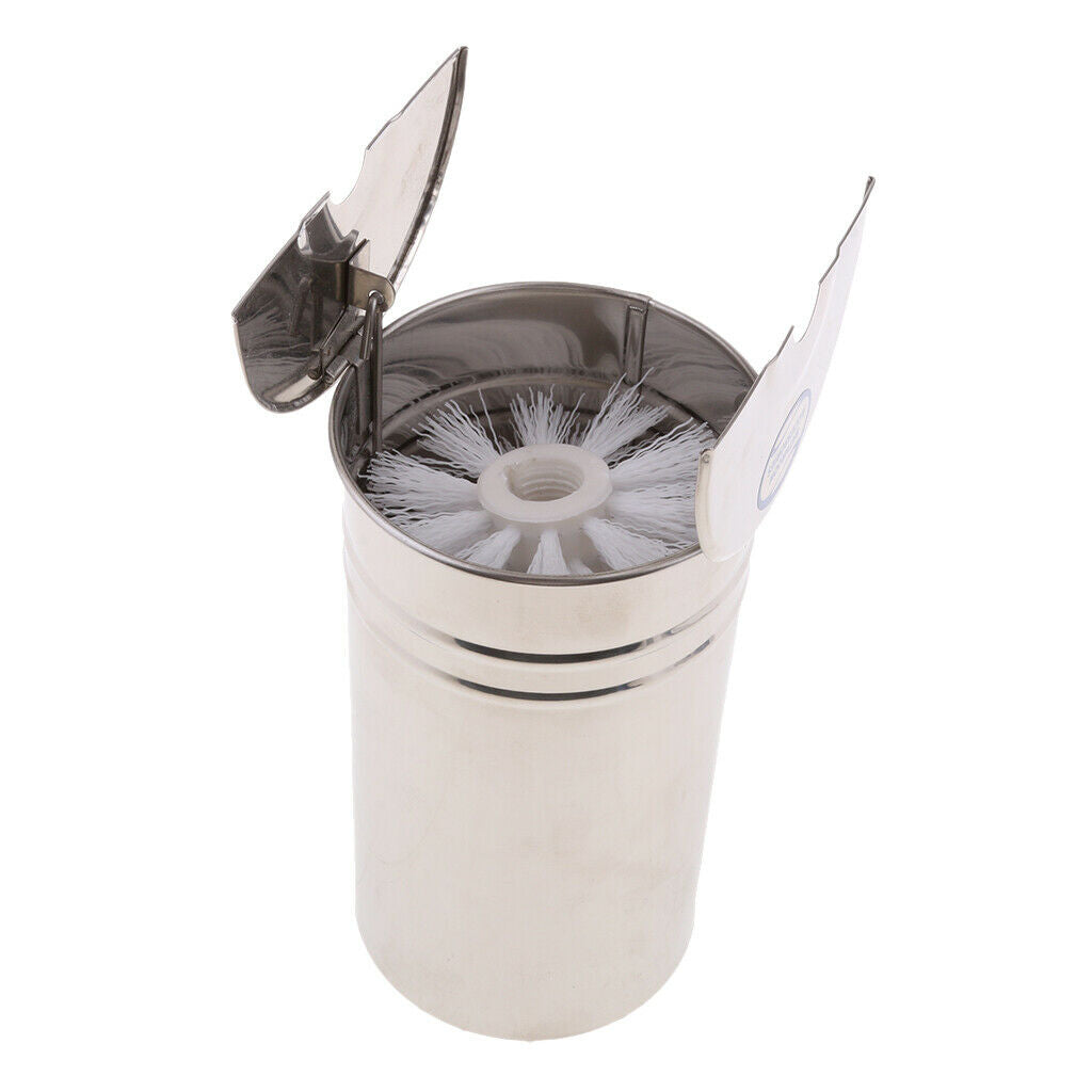 Toilet Brush with Stainless Steel Holder Set In Modern Stylish Design