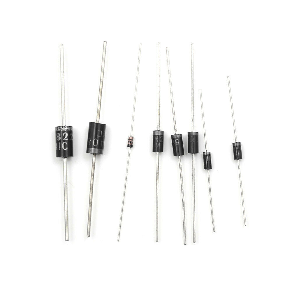 100pcs 8 Values Diode Bag Assortment Kit 1N4007 1N4148 1N5408 FR107-DD