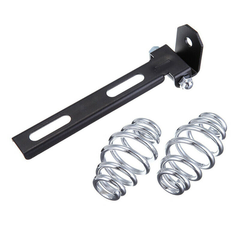 Motorcycle Stainless Steel Solo Seat 3" Barrel Springs Bracket Mounting Kit