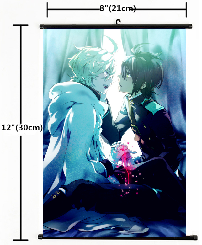 Hot Japan Anime Seraph of the end Wall Poster Scroll Home Decor 1272