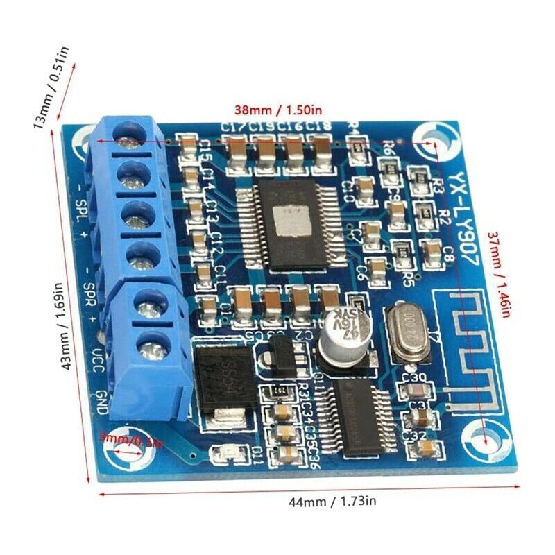 TPA3166D2 Bluetooth Audio Power Amplifier Board Module 50Wx2 Dual Channel SterO8