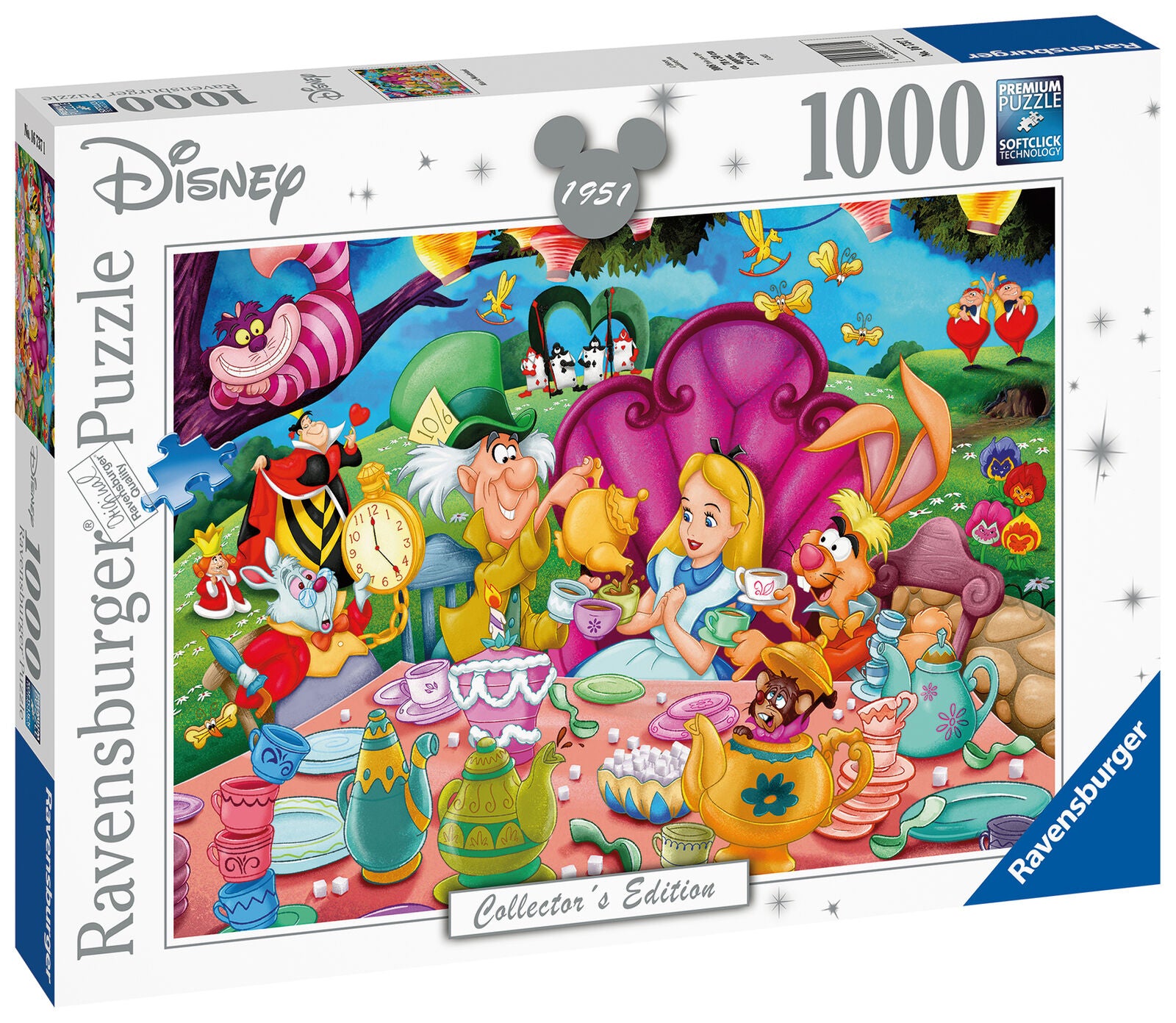 16737 Ravensburger Disney Collector's Alice in Wonderland Jigsaw Puzzle 1000 Pie