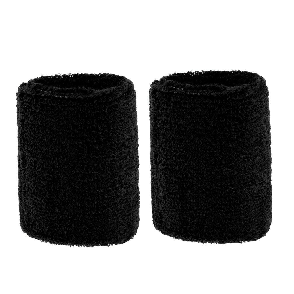 6 Pieces Gym Unisex Sports Cotton Sweatband Sweatband Wristband