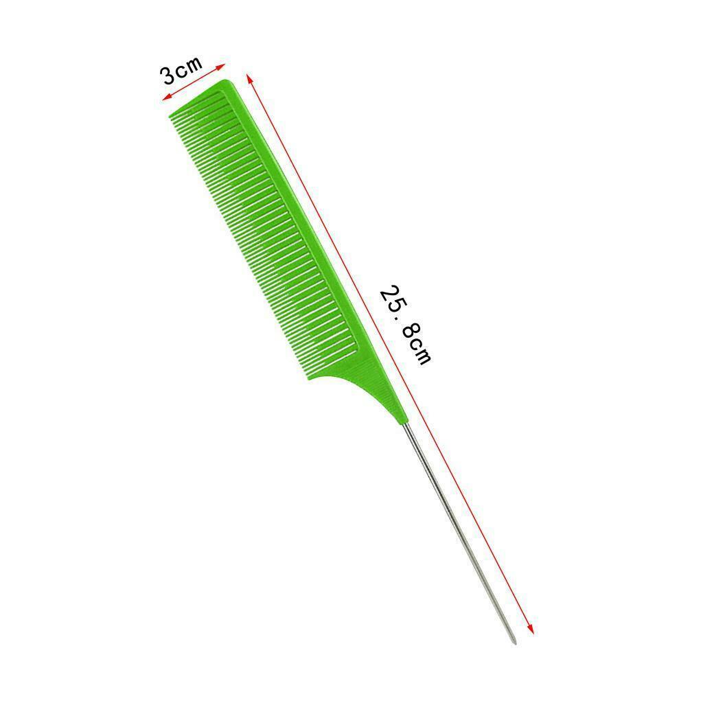 2Pcs/set Fine One-way Weaving Highlighting Foiling Hair Comb Dyeing Combs