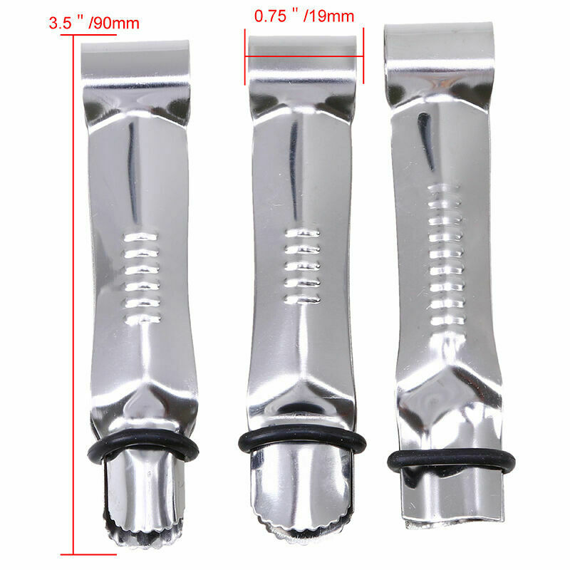 3 Pcs Fondant Cutter Stainless Steel Cake Border Decor Lace Clip Baking Tools
