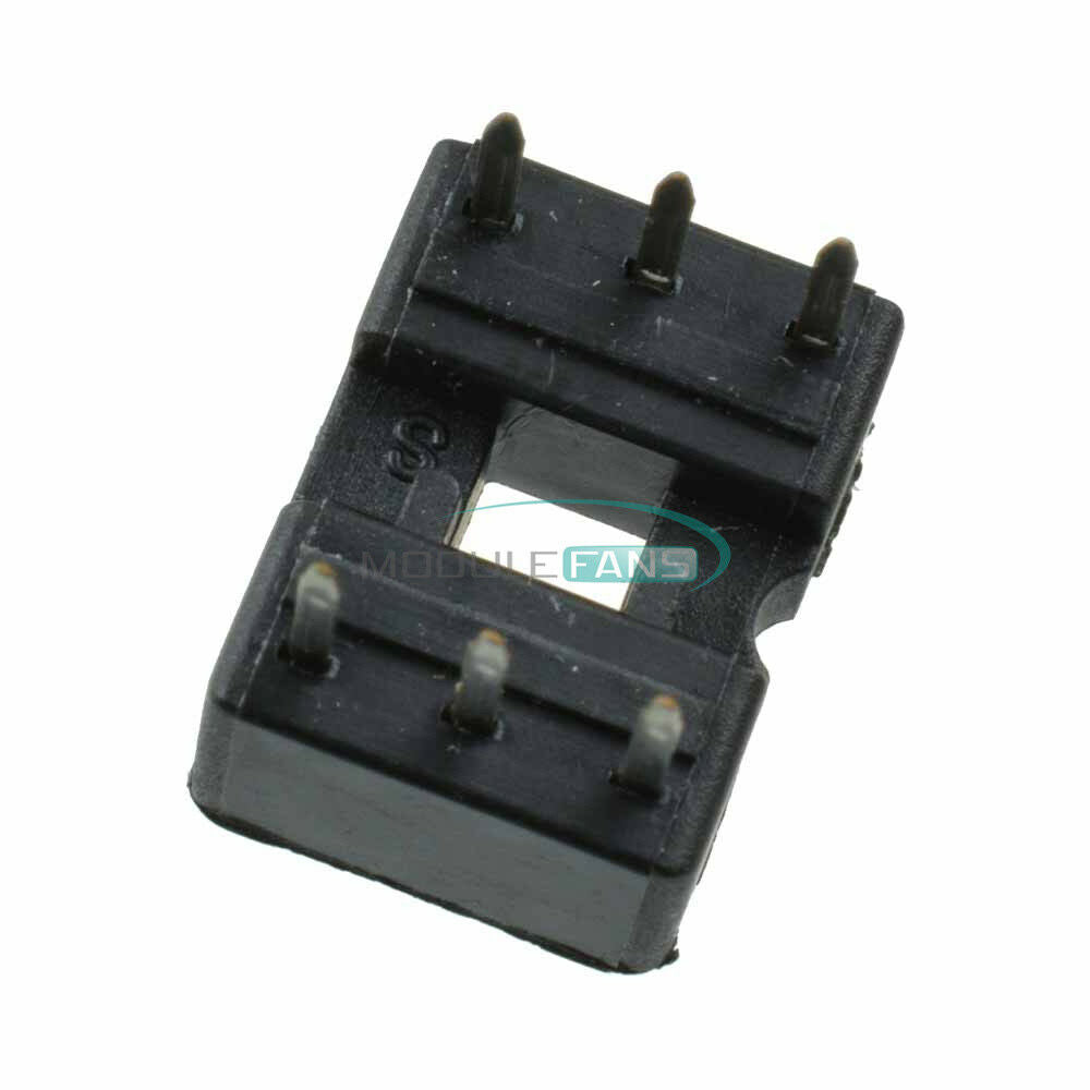20PCS DIY IC Socket Adaptor PCB Solder Type DIP Socket 6p 6-pin 6 Pin
