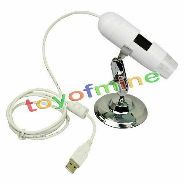 200X Camera 2MP 2.0 Mega Pixels USB LED Digital Microscope Endoscope Magnifier