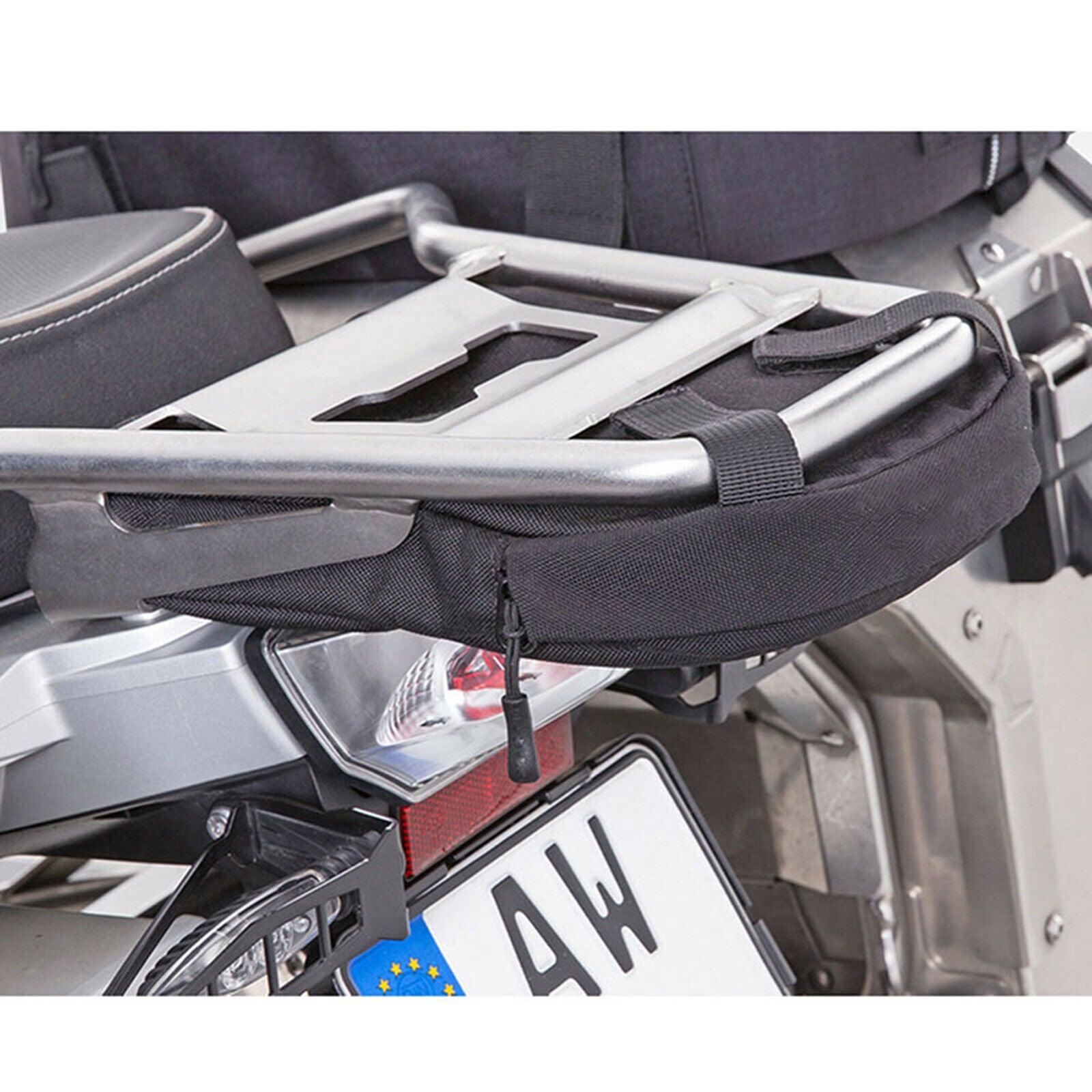 Black Motorcycle Under Luggage Rack Bag Tail Bag For BMW R1250 GS Adventure