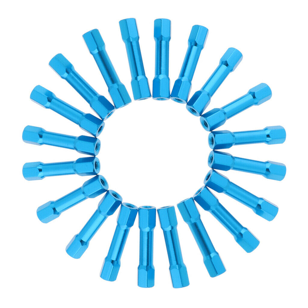 20pcs M3 Aluminum Standoff Column Spacer Pillar for Drone
