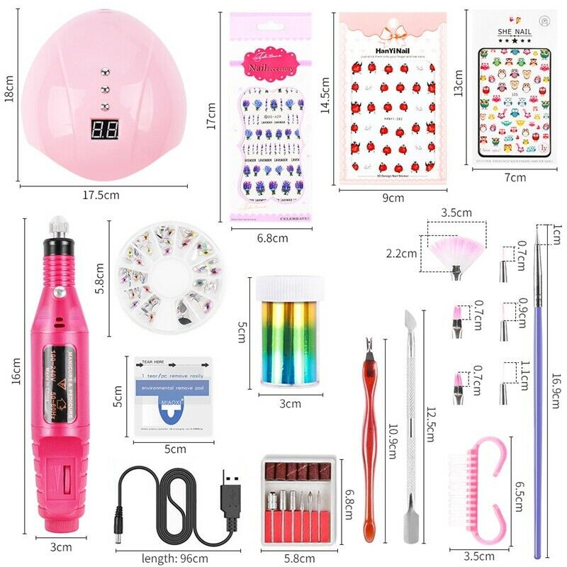 Nail Lamp Acrylic Gel Poly Nail Gel Kit Nail Extension Nail Gel UV Polish EnJ1U2