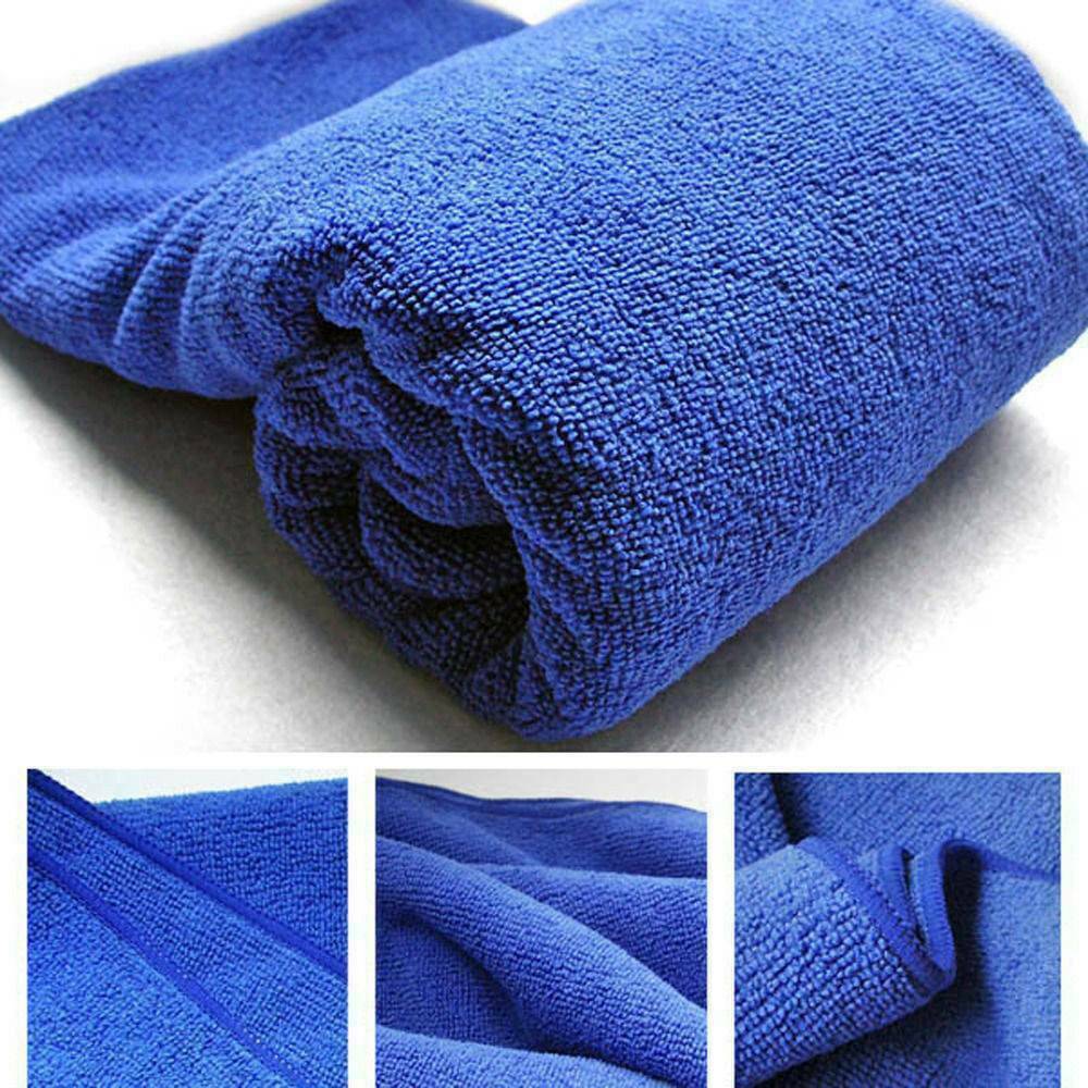 1 x LARGE MICROFIBRE CLEANING AUTO CAR DETAILING SOFT CLOTHS WASH TOWEL