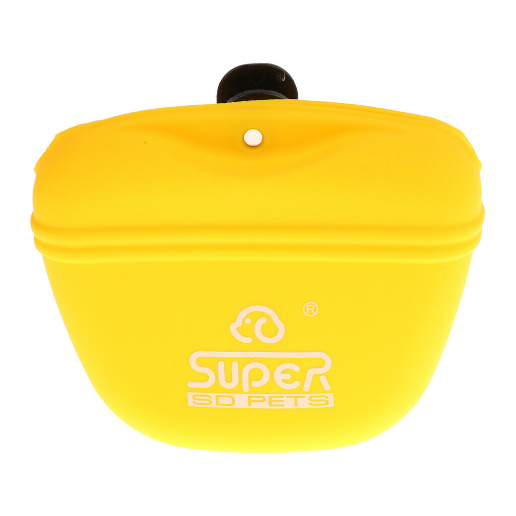 2 Pcs Silicone Dog Treat Pouch - Training Bag Can Easily Carries Snacks and Toys