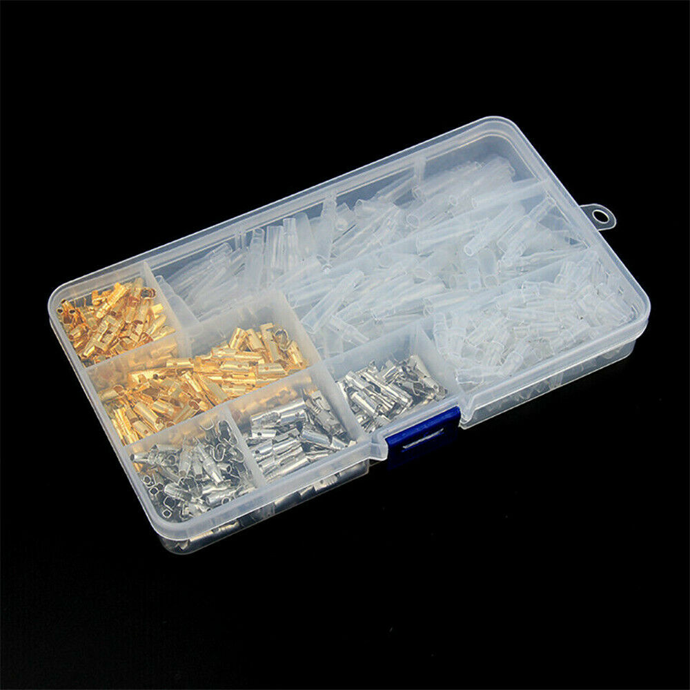 100 Pairs 4.0mm Bullet Connectors Male&Female W/Insulation Covers Wire Terminals