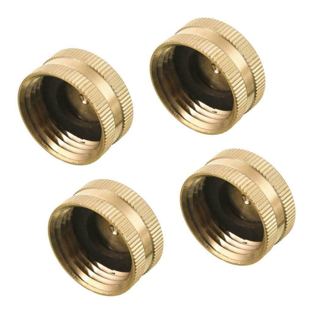 8-Packs Brass Female Garden Hose End   with Washers