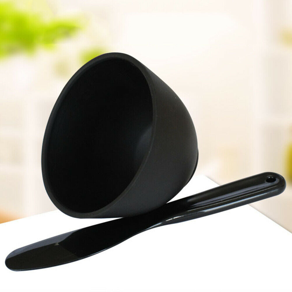 2 in 1 Face Ma sk Mixing Bowl Spoon Stick DIY Set Beauty Facial Skin Care Tool~
