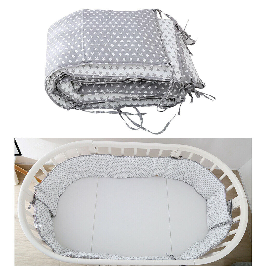 Padded bumper for COT CRIB BABY BED LINEN WITH ROUND CLEANER
