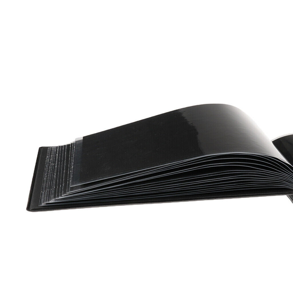 Leather Banknote Money Currency Coin Collection Album Collecting Book Black