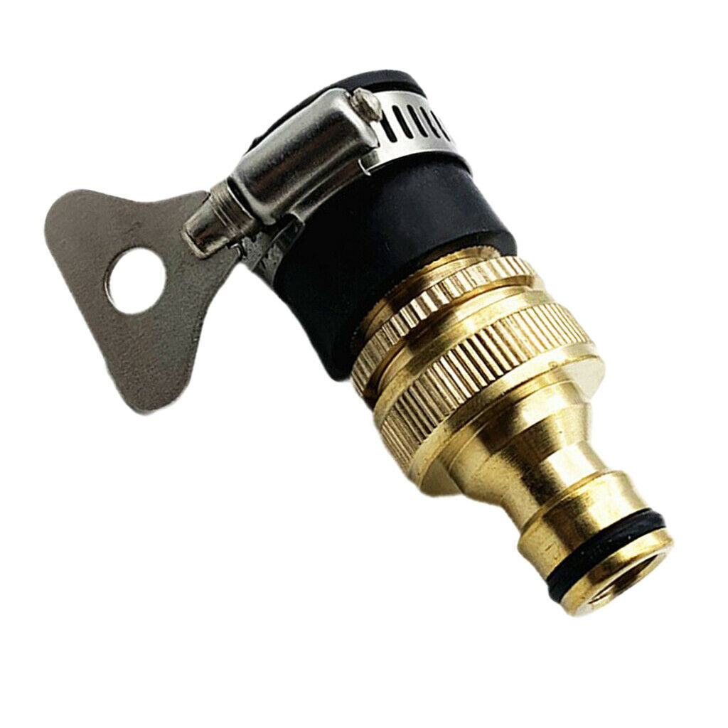 1/2"3/4" Thread Quick Garden Nozzle Faucet Brass Pipe Tap Connector Adapter