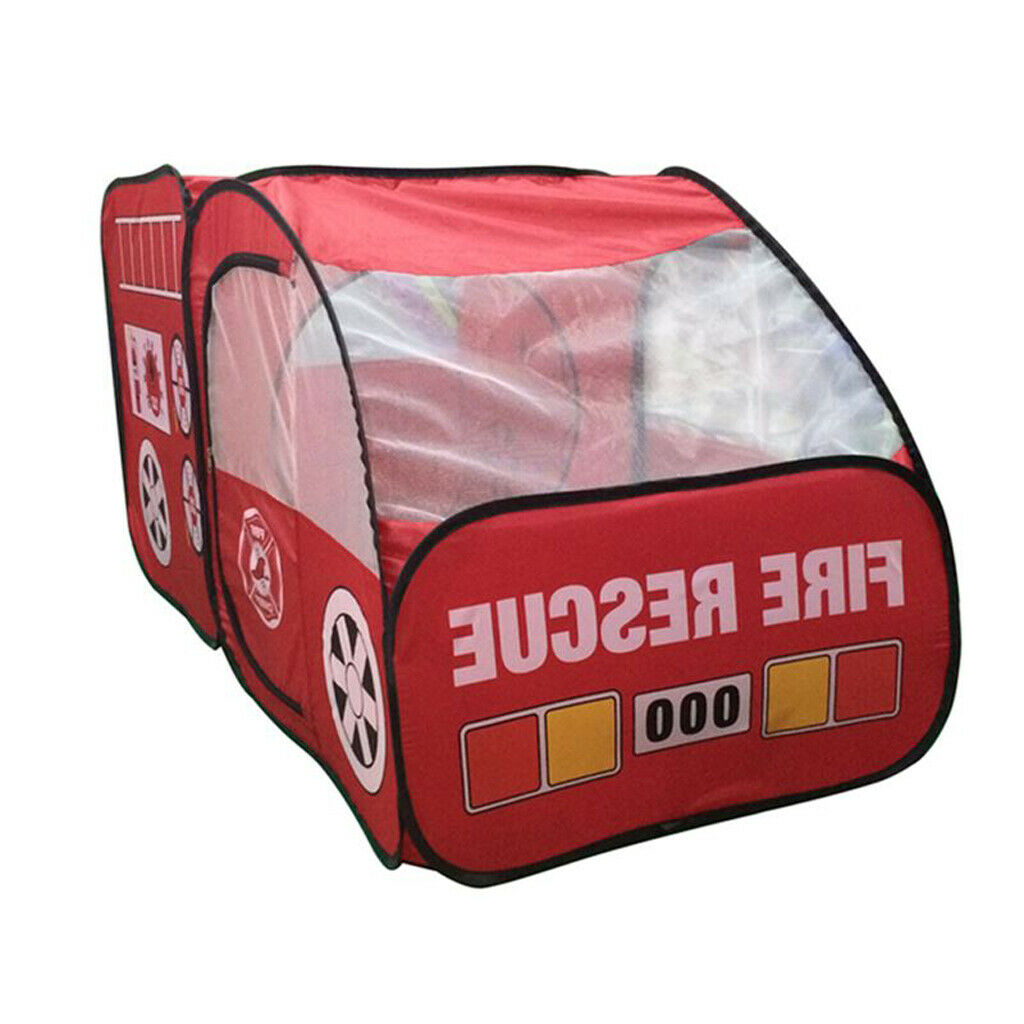 Children Tent Toys Playhouse Indoor Outdoor Games Fire Car Car Kids Car Toys