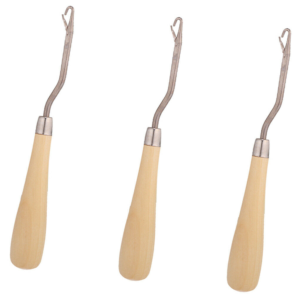 3x Crochet Hooks Knitting Needle Set Knitting Knit Tool Braid Weave Crafts