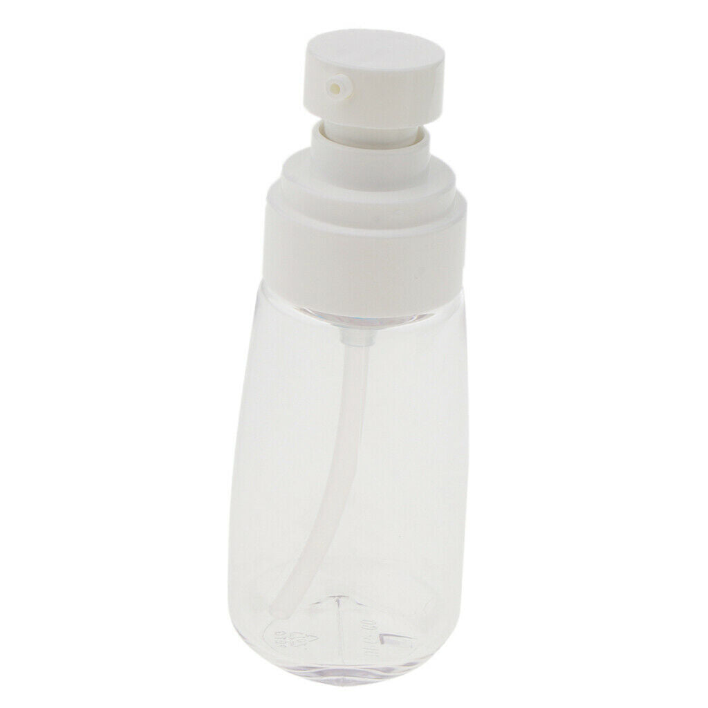 Plastic Refillable Empty Pump Bottles for Lotion Shampoo Travel Containers 60 ml